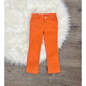 Toobydoo Orange Denim Jeans Size 5T Colorful-New‎ With Tags